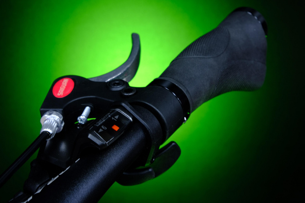 Lorak Shark 24 Black Матовый Синий/Зелёный