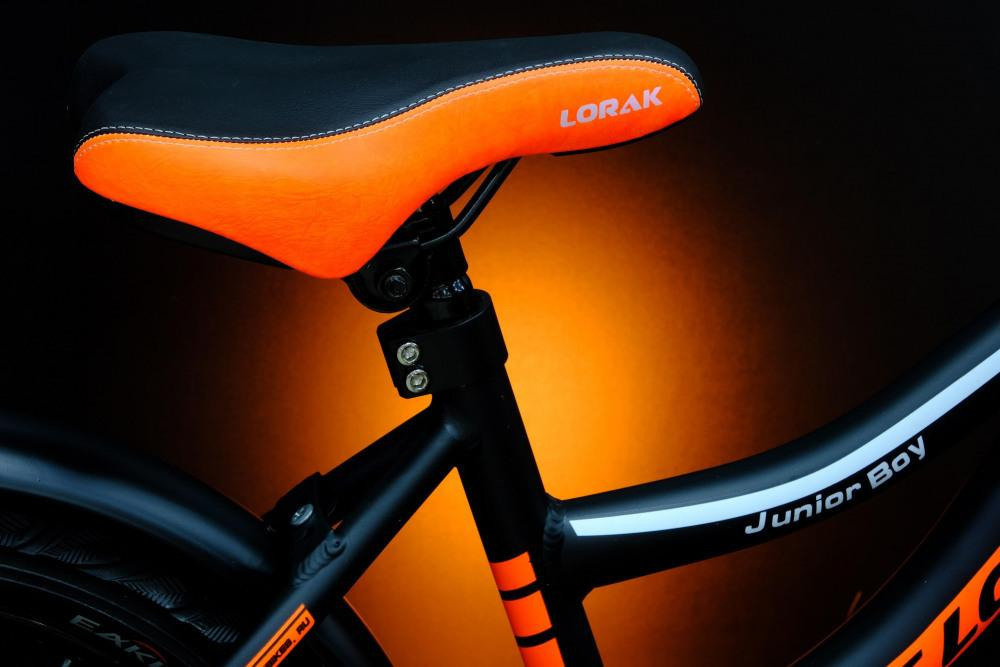 Lorak Junior 16 Boy Матовый Чёрный/Оранжевый