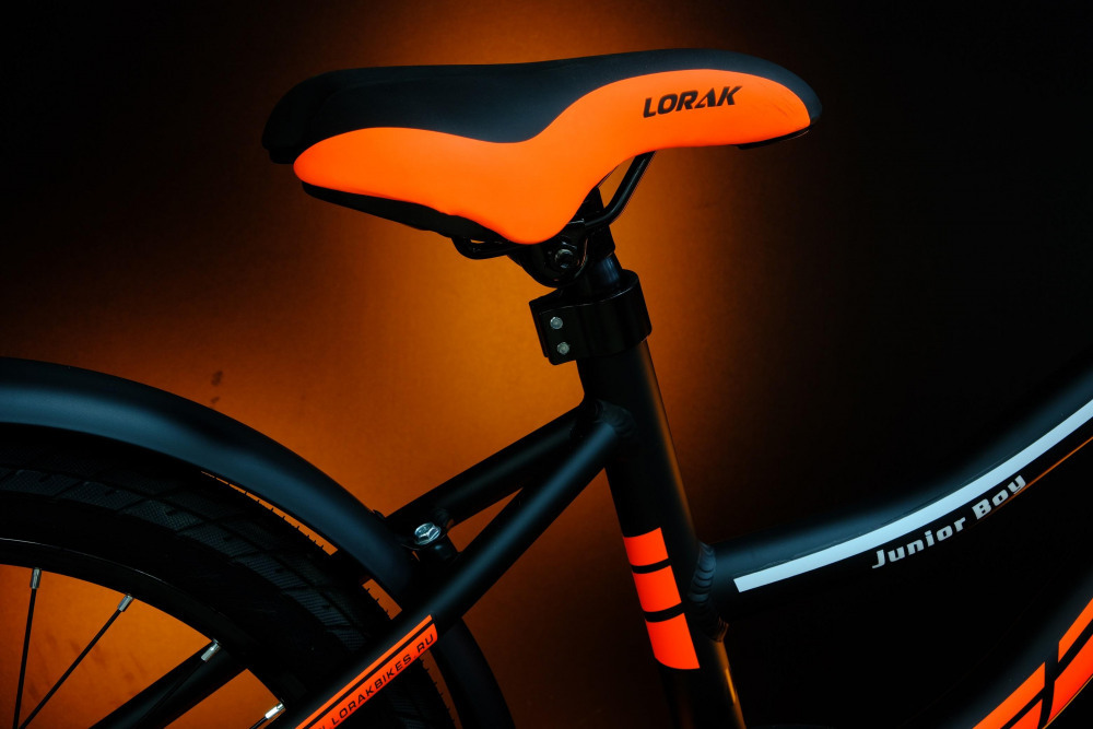 Lorak Junior 20 Boy Матовый Чёрный/Оранжевый