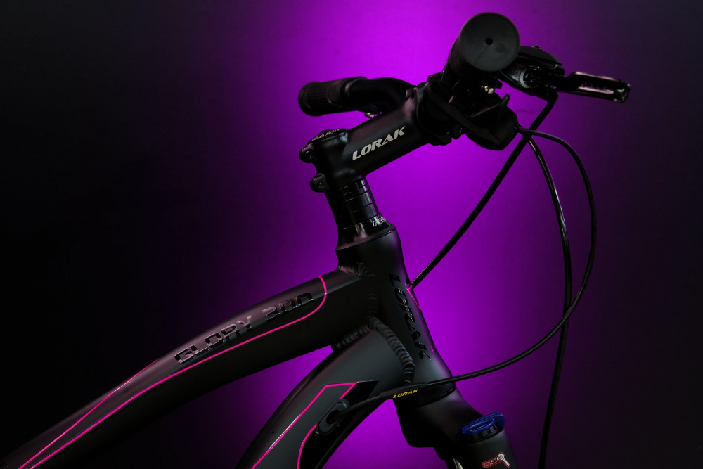 LORAK GLORY 300 8 sp Матовый Чёрный/Розовый 17р (на рост 155-173)