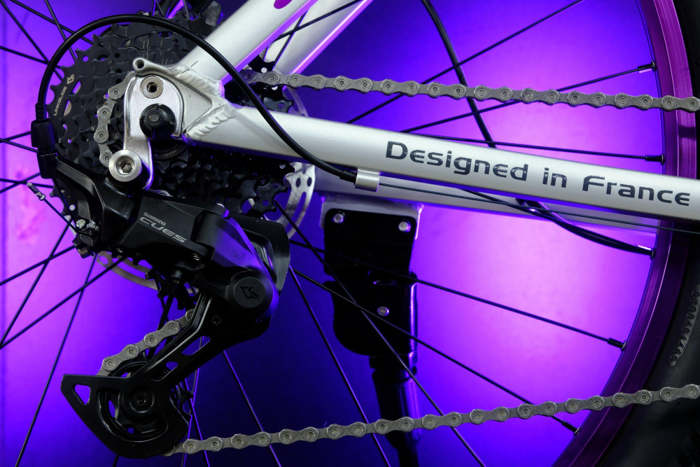 LORAK GLORY 400 9 sp Матовый Серебристый/Фиолетовый 17р (на рост 155-173)