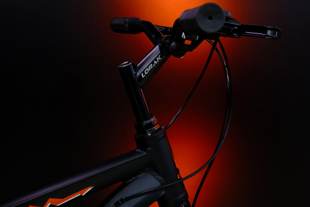 LORAK Fast 26 Матовый Чёрный/Оранжевый