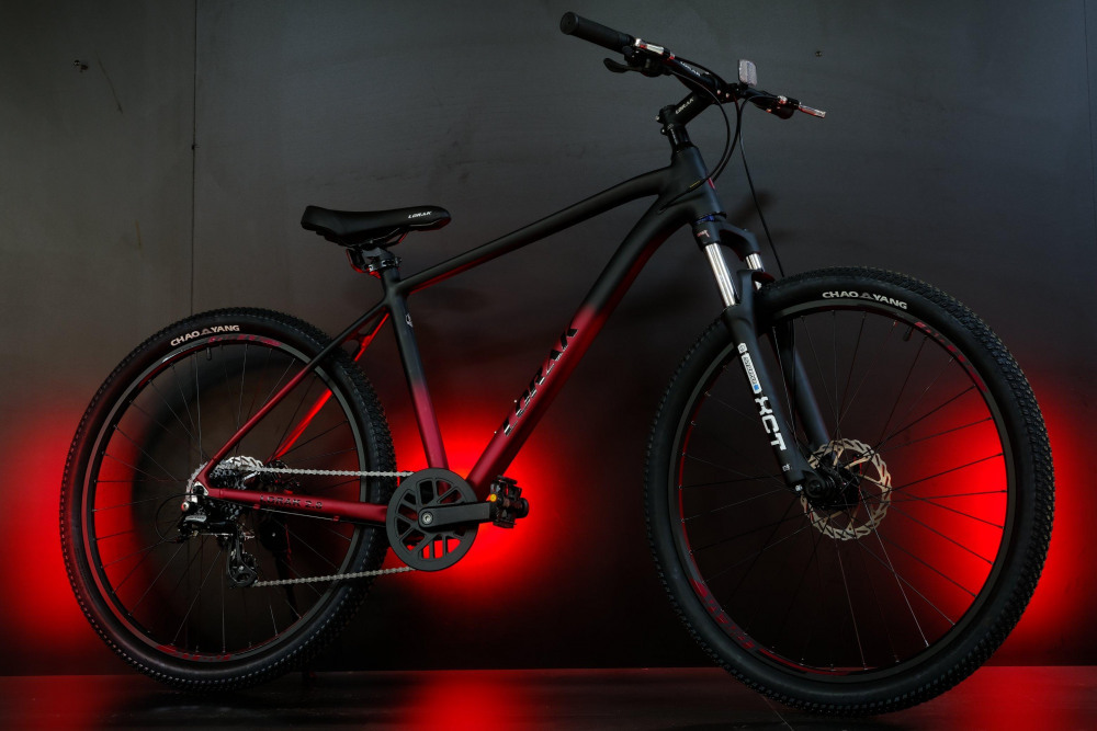 LORAK 2.0 8 sp Матовый Чёрный/Красный 19р (на рост 171-182)